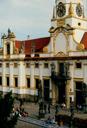 One of many baroque structures in Prague.